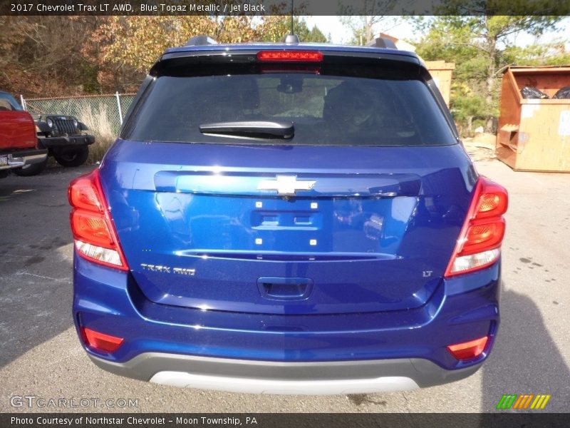 Blue Topaz Metallic / Jet Black 2017 Chevrolet Trax LT AWD