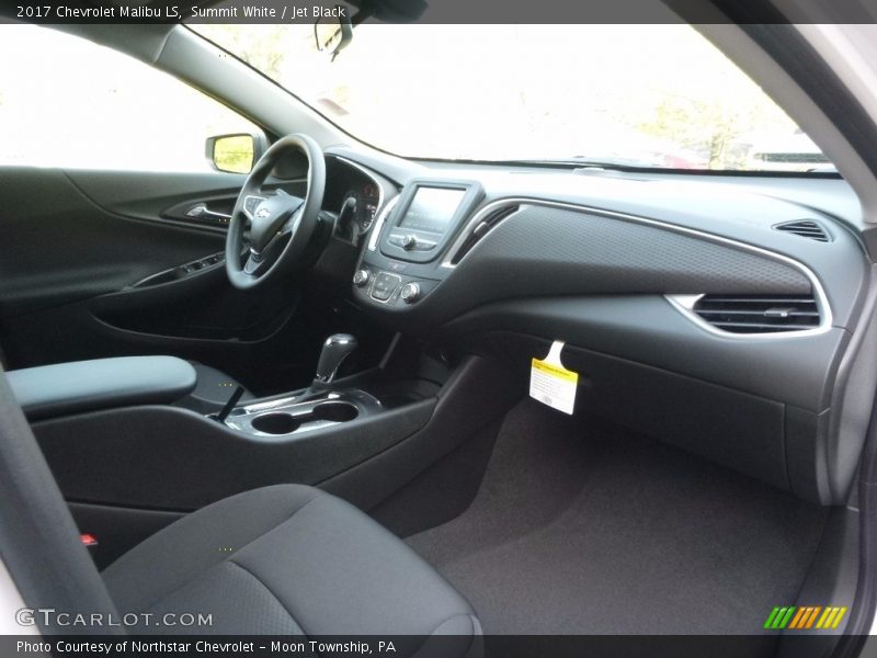 Summit White / Jet Black 2017 Chevrolet Malibu LS