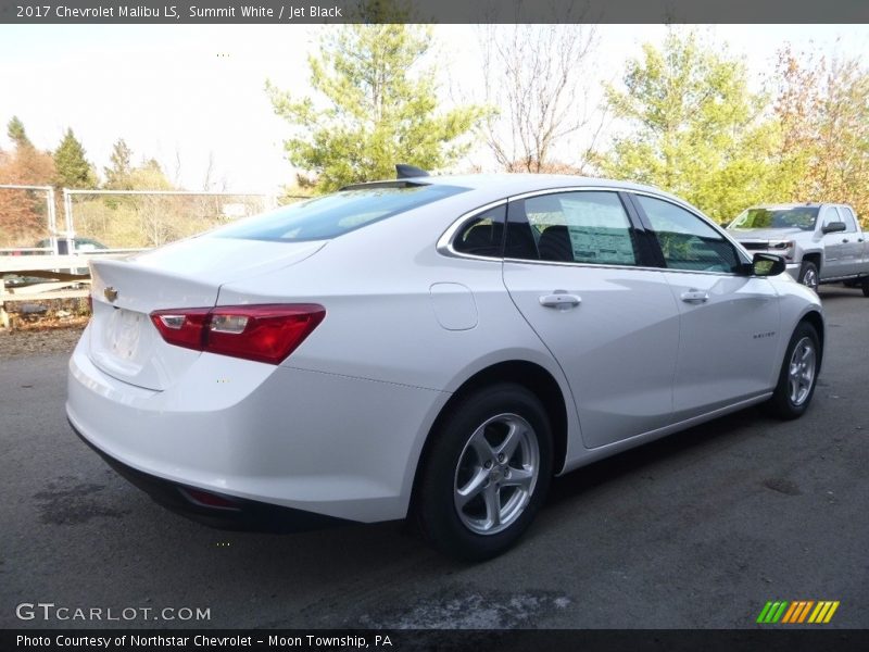 Summit White / Jet Black 2017 Chevrolet Malibu LS