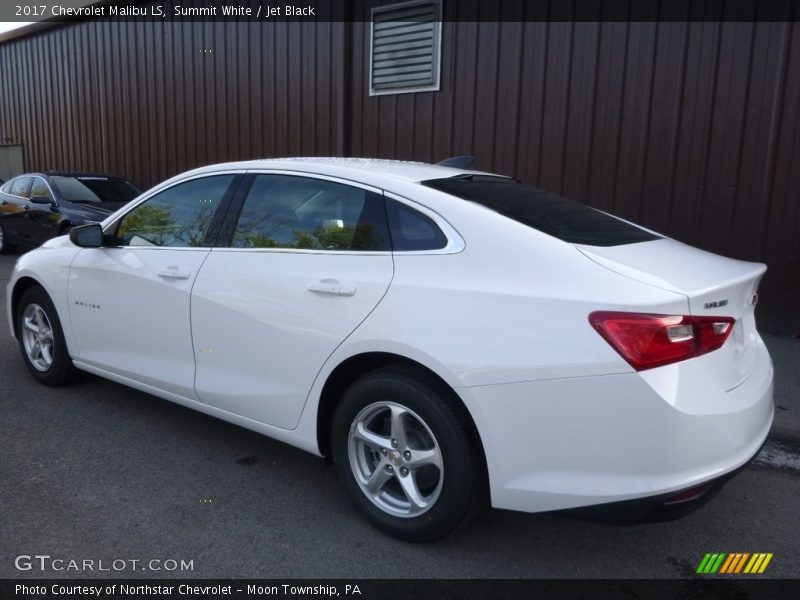 Summit White / Jet Black 2017 Chevrolet Malibu LS