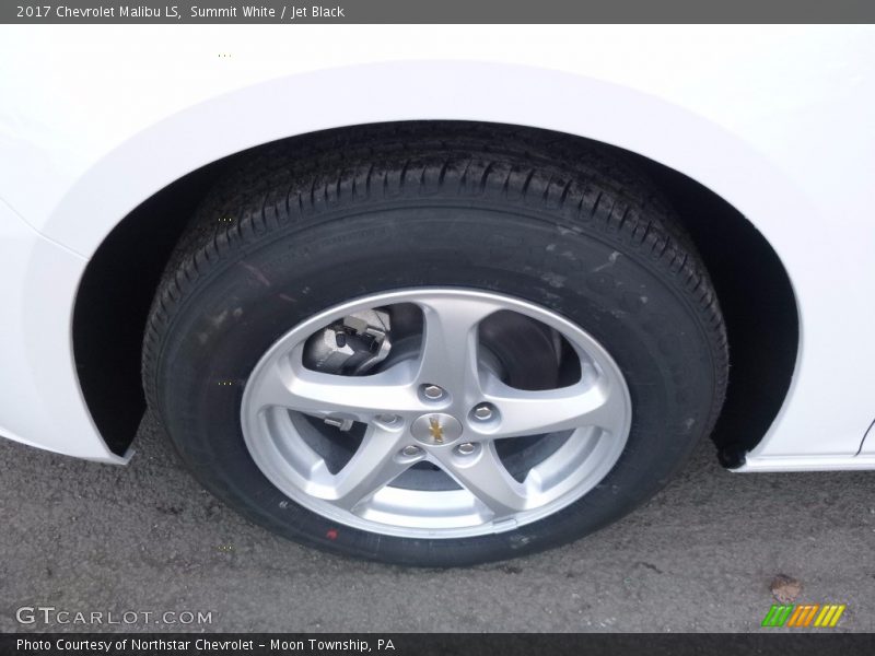 Summit White / Jet Black 2017 Chevrolet Malibu LS