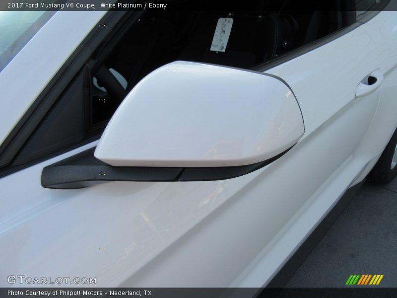 White Platinum / Ebony 2017 Ford Mustang V6 Coupe