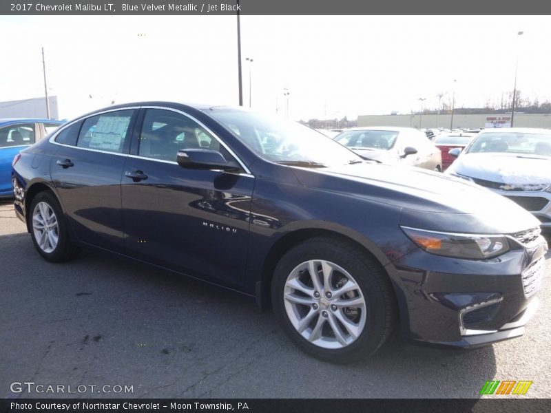 Blue Velvet Metallic / Jet Black 2017 Chevrolet Malibu LT