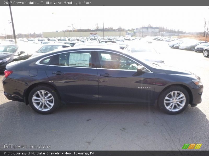 Blue Velvet Metallic / Jet Black 2017 Chevrolet Malibu LT