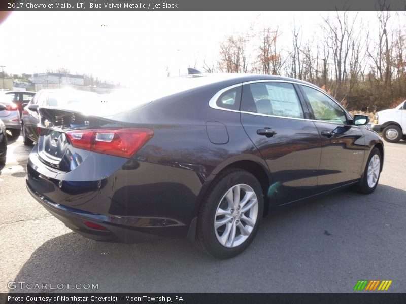 Blue Velvet Metallic / Jet Black 2017 Chevrolet Malibu LT