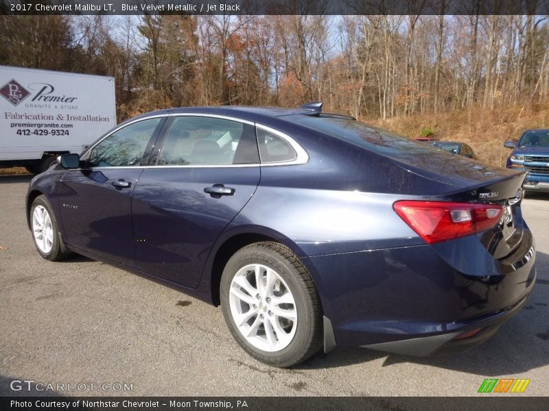 Blue Velvet Metallic / Jet Black 2017 Chevrolet Malibu LT