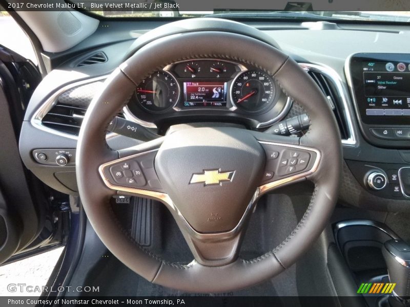 Blue Velvet Metallic / Jet Black 2017 Chevrolet Malibu LT