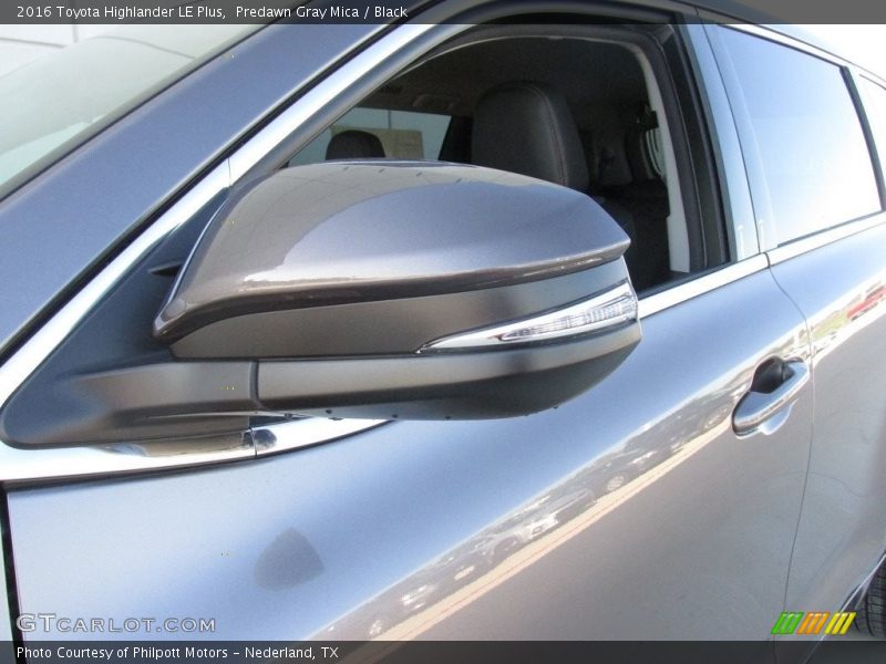 Predawn Gray Mica / Black 2016 Toyota Highlander LE Plus