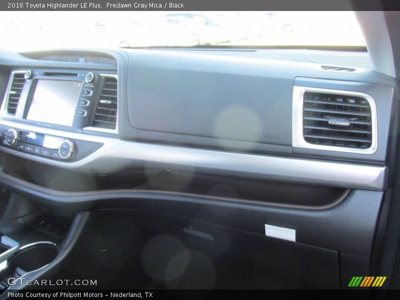 Predawn Gray Mica / Black 2016 Toyota Highlander LE Plus