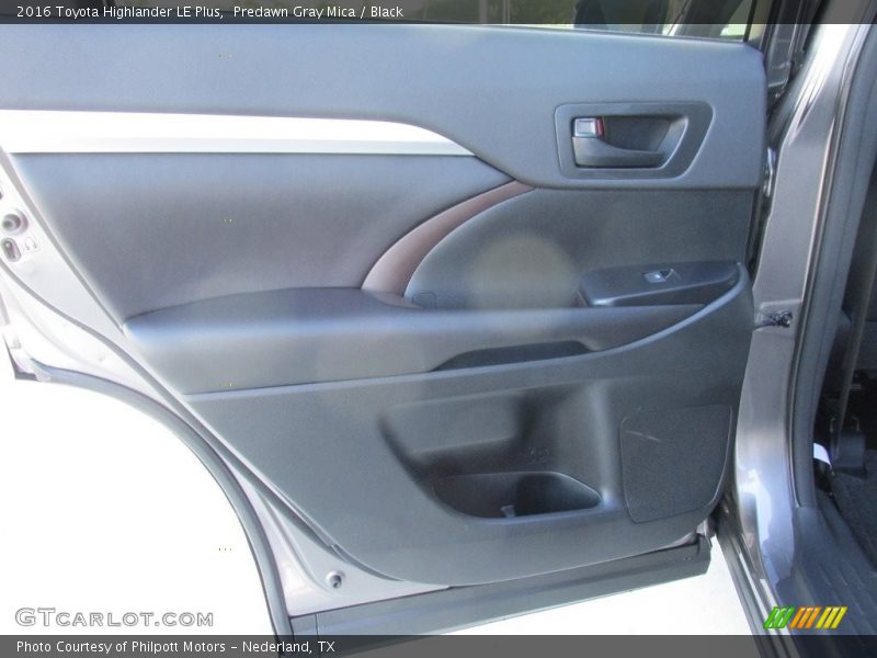 Predawn Gray Mica / Black 2016 Toyota Highlander LE Plus