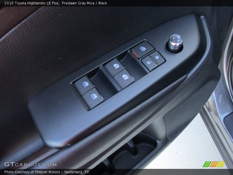 Predawn Gray Mica / Black 2016 Toyota Highlander LE Plus