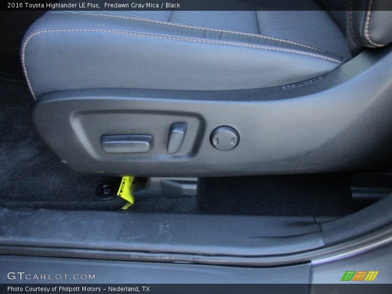 Predawn Gray Mica / Black 2016 Toyota Highlander LE Plus