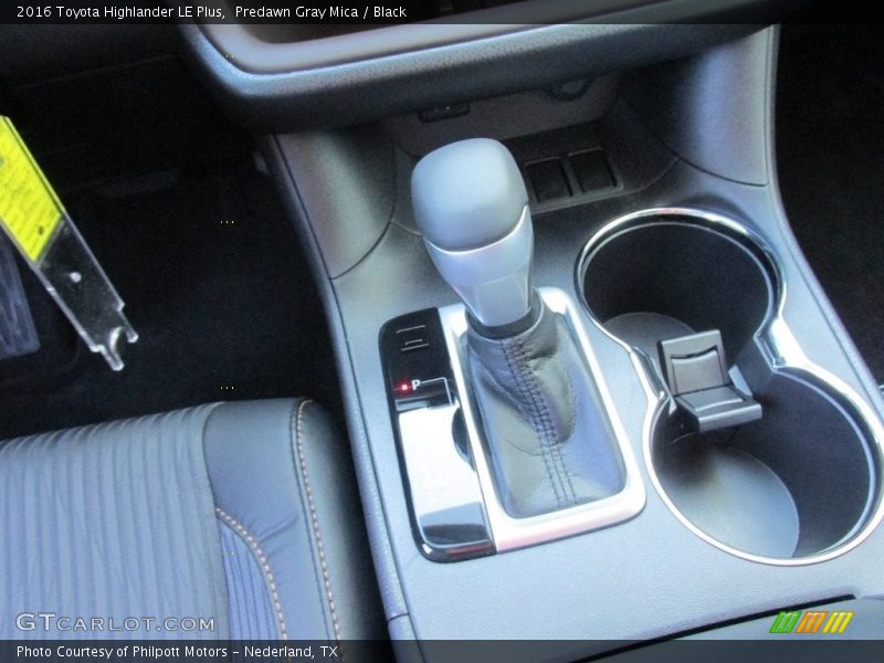 Predawn Gray Mica / Black 2016 Toyota Highlander LE Plus