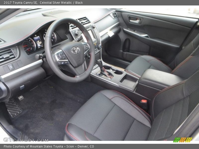 Celestial Silver Metallic / Black 2017 Toyota Camry SE