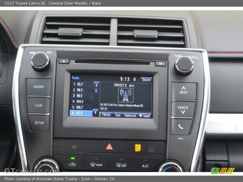 Celestial Silver Metallic / Black 2017 Toyota Camry SE