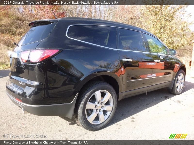 Mosaic Black Metallic / Ebony/Saddle Up 2017 Chevrolet Traverse Premier AWD
