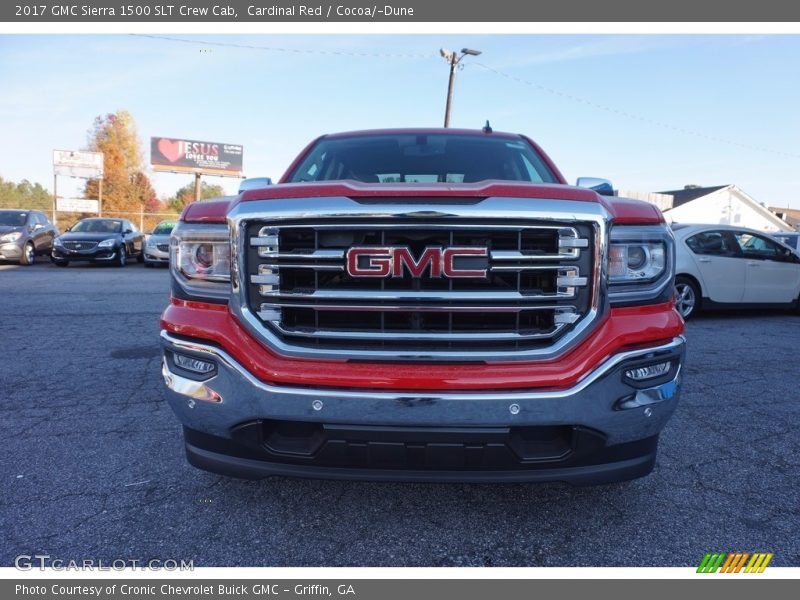 Cardinal Red / Cocoa/­Dune 2017 GMC Sierra 1500 SLT Crew Cab