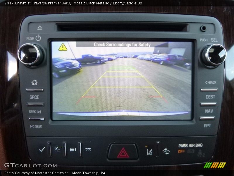 Mosaic Black Metallic / Ebony/Saddle Up 2017 Chevrolet Traverse Premier AWD