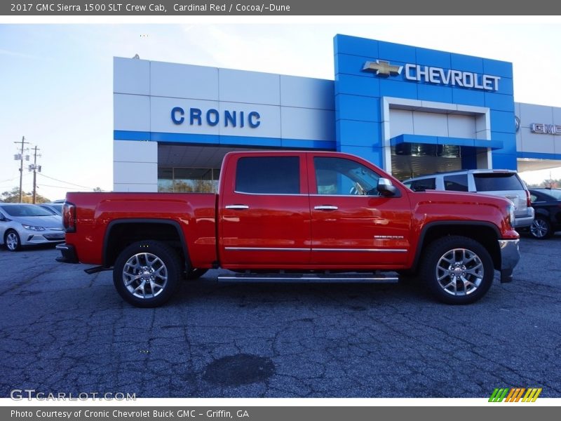 Cardinal Red / Cocoa/­Dune 2017 GMC Sierra 1500 SLT Crew Cab