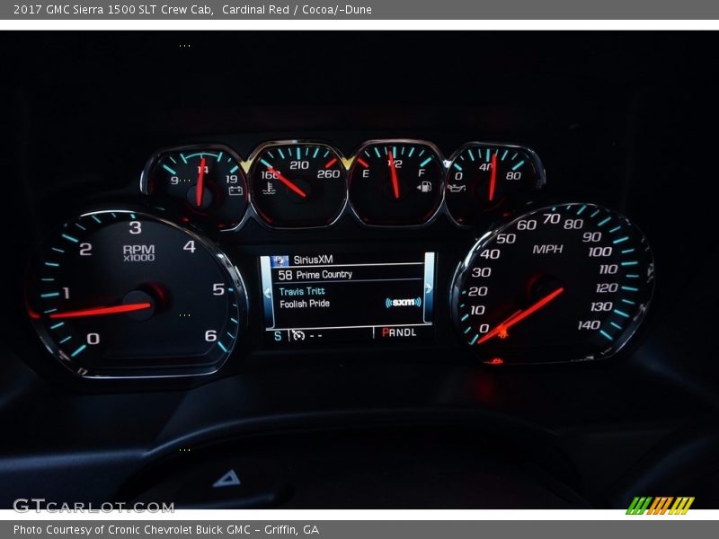  2017 Sierra 1500 SLT Crew Cab SLT Crew Cab Gauges