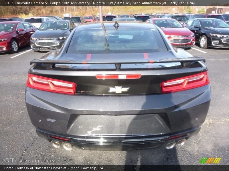 Nightfall Gray Metallic / 50th Anniversary Jet Black/Dark Gray 2017 Chevrolet Camaro SS Coupe 50th Anniversary