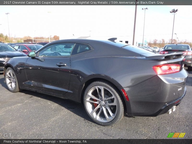 Nightfall Gray Metallic / 50th Anniversary Jet Black/Dark Gray 2017 Chevrolet Camaro SS Coupe 50th Anniversary