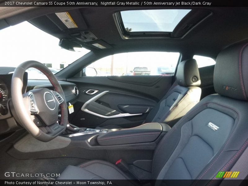 Nightfall Gray Metallic / 50th Anniversary Jet Black/Dark Gray 2017 Chevrolet Camaro SS Coupe 50th Anniversary