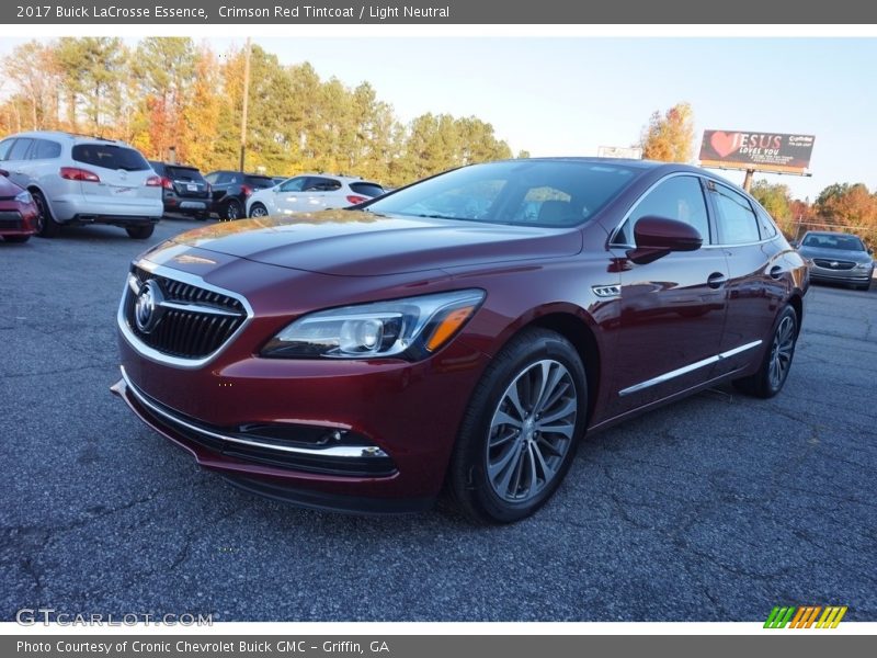 Crimson Red Tintcoat / Light Neutral 2017 Buick LaCrosse Essence