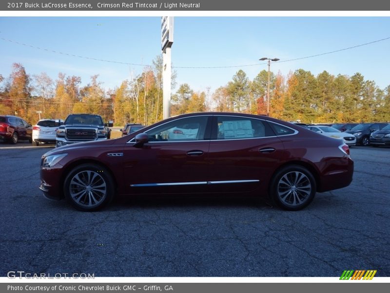 Crimson Red Tintcoat / Light Neutral 2017 Buick LaCrosse Essence