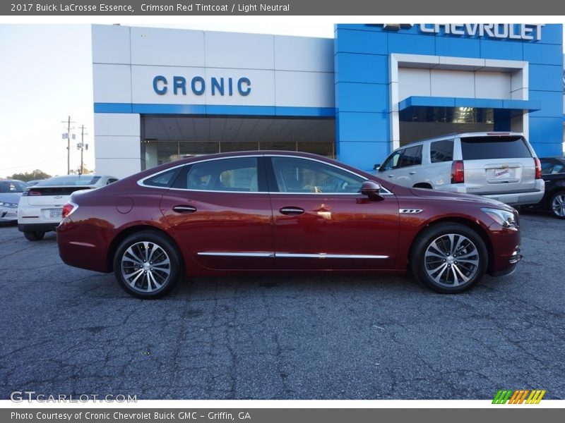 Crimson Red Tintcoat / Light Neutral 2017 Buick LaCrosse Essence