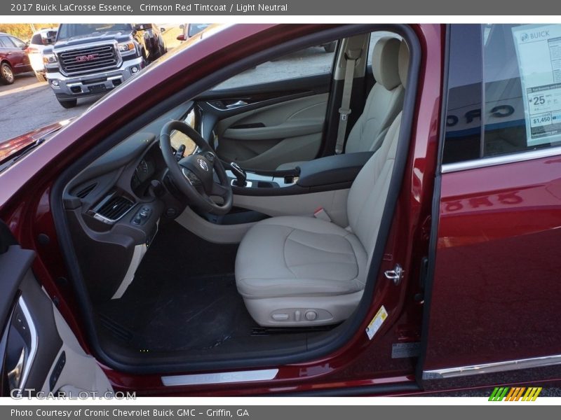 Crimson Red Tintcoat / Light Neutral 2017 Buick LaCrosse Essence