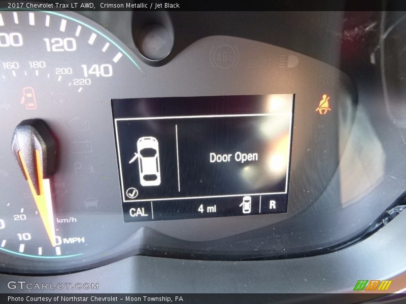 Crimson Metallic / Jet Black 2017 Chevrolet Trax LT AWD