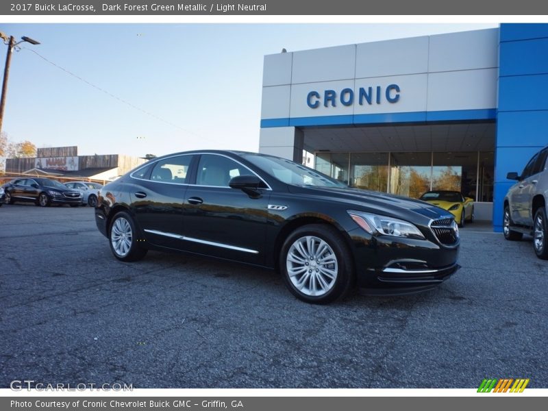 Dark Forest Green Metallic / Light Neutral 2017 Buick LaCrosse