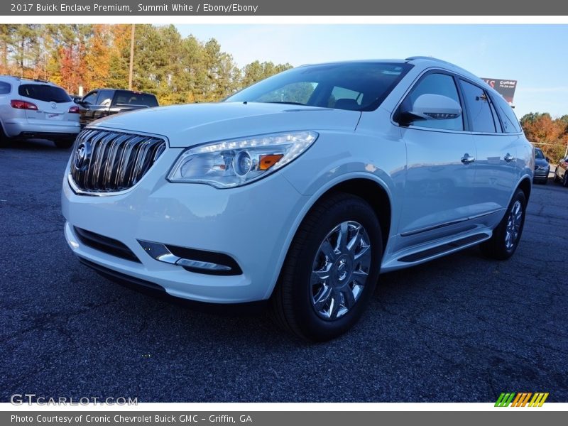 Summit White / Ebony/Ebony 2017 Buick Enclave Premium
