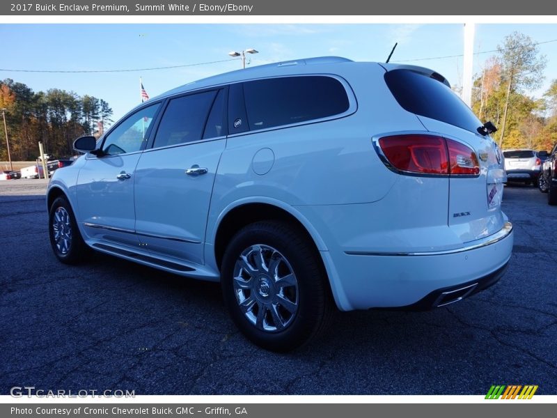 Summit White / Ebony/Ebony 2017 Buick Enclave Premium