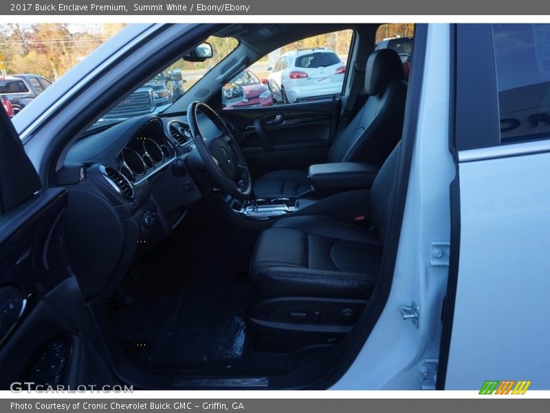 Summit White / Ebony/Ebony 2017 Buick Enclave Premium