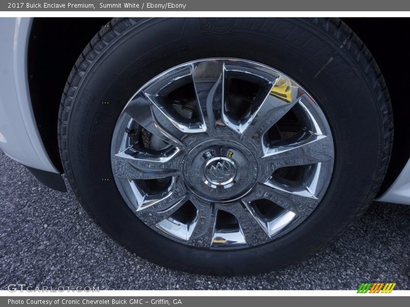 Summit White / Ebony/Ebony 2017 Buick Enclave Premium
