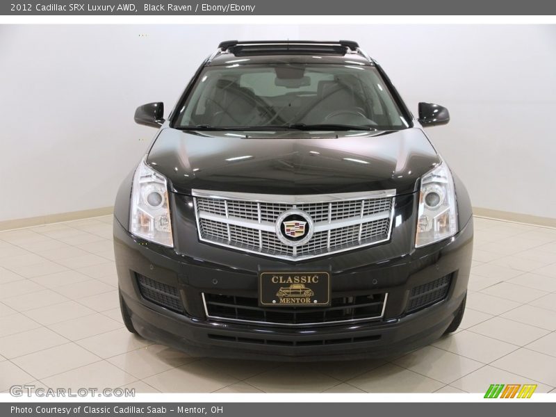 Black Raven / Ebony/Ebony 2012 Cadillac SRX Luxury AWD