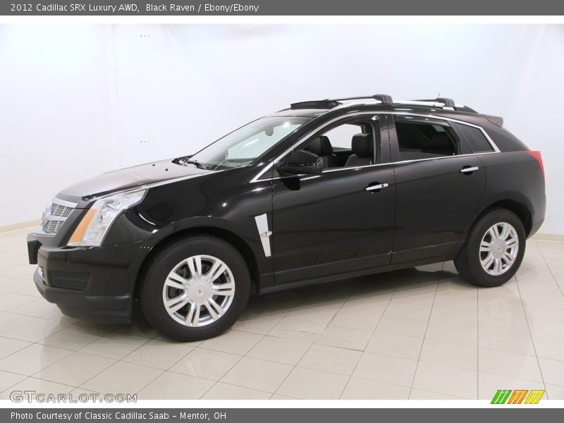 Black Raven / Ebony/Ebony 2012 Cadillac SRX Luxury AWD