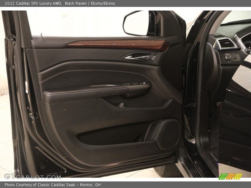Black Raven / Ebony/Ebony 2012 Cadillac SRX Luxury AWD