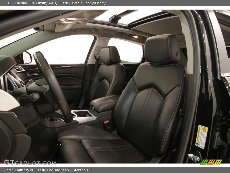 Black Raven / Ebony/Ebony 2012 Cadillac SRX Luxury AWD