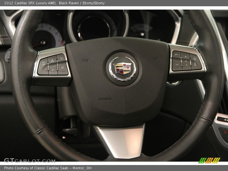 Black Raven / Ebony/Ebony 2012 Cadillac SRX Luxury AWD