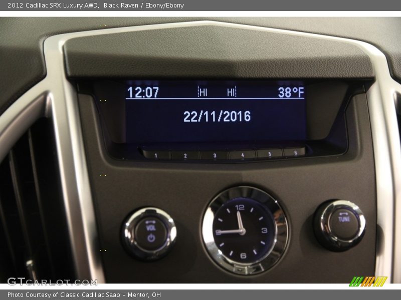Black Raven / Ebony/Ebony 2012 Cadillac SRX Luxury AWD