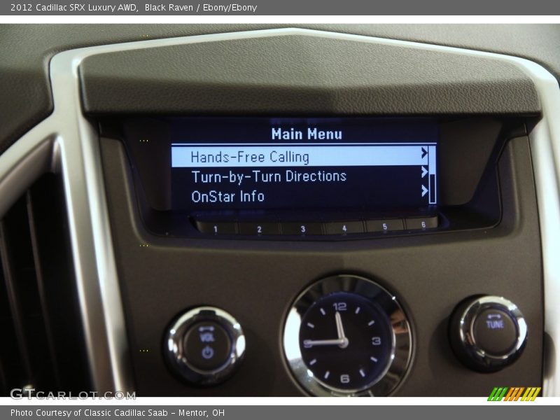 Black Raven / Ebony/Ebony 2012 Cadillac SRX Luxury AWD