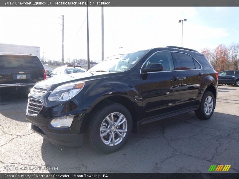 Mosaic Black Metallic / Jet Black 2017 Chevrolet Equinox LT