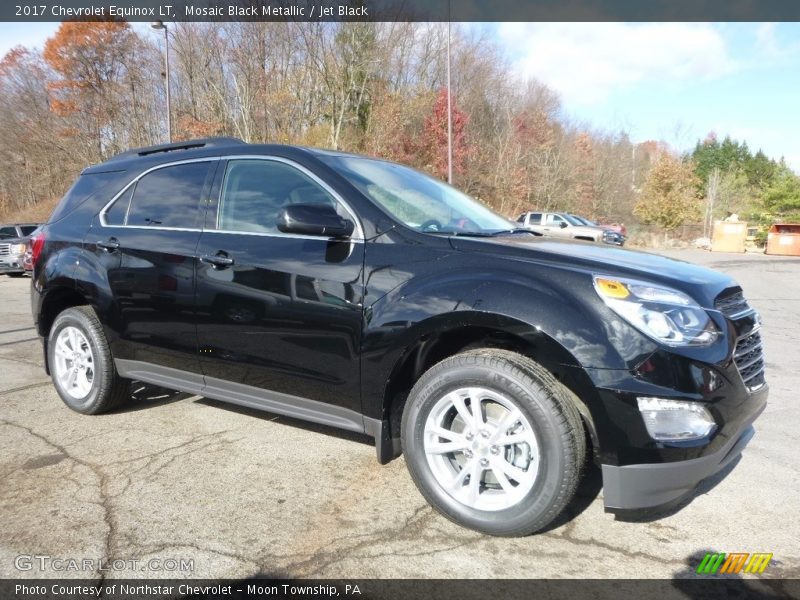 Mosaic Black Metallic / Jet Black 2017 Chevrolet Equinox LT
