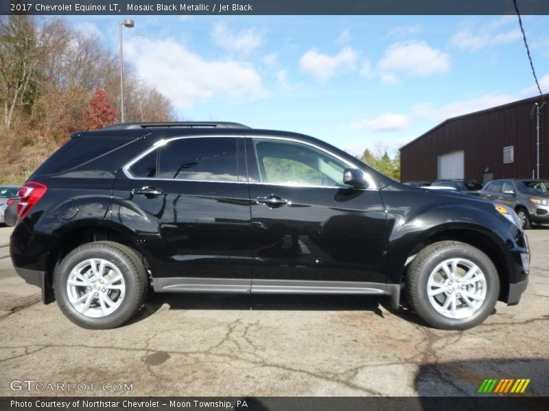 Mosaic Black Metallic / Jet Black 2017 Chevrolet Equinox LT