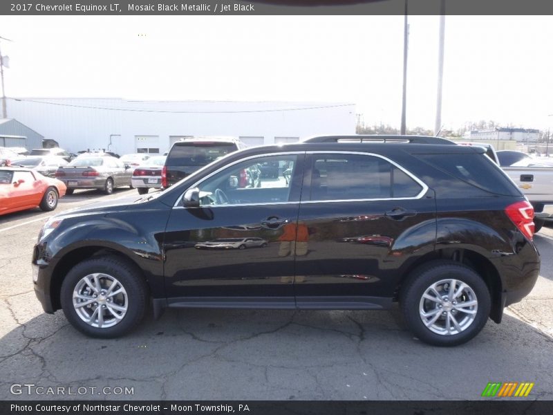Mosaic Black Metallic / Jet Black 2017 Chevrolet Equinox LT