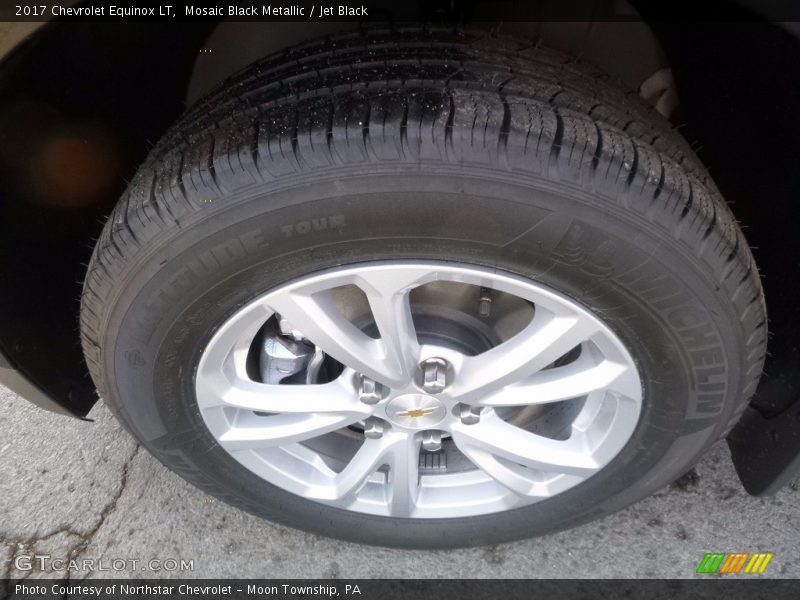 Mosaic Black Metallic / Jet Black 2017 Chevrolet Equinox LT