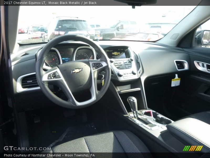Mosaic Black Metallic / Jet Black 2017 Chevrolet Equinox LT